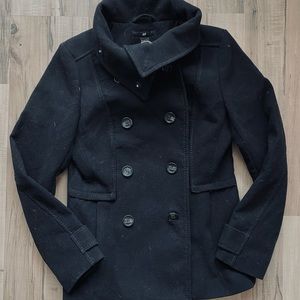 Gap Black Peacoat Size 6